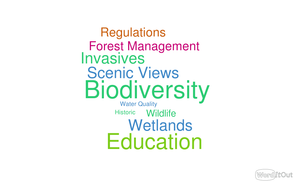 Convservation Wordcloud Opens in new window