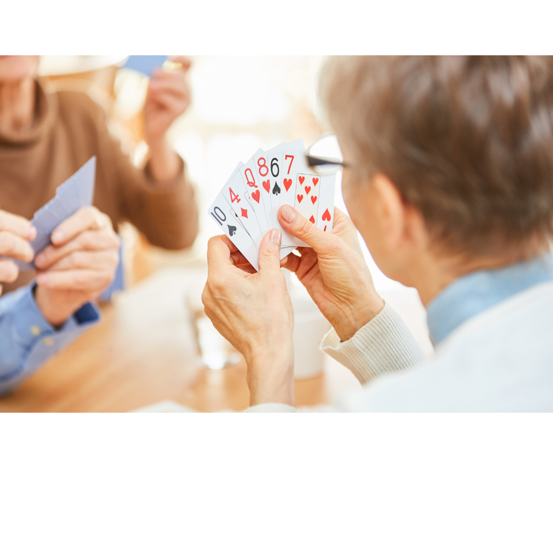 Image of seniors playing cards